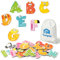 Coogam Magnetbuchstaben 26Pcs Jumbo ABC Alphabet Bunte Tierform Große Großbuchstaben Kühlschrankmagnete Lernspielzeug Set Rechtschreibspiele für Kinder Lernen 3 4 5 Jahre alt