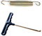 Andreas Dell Trampolinfedern Federn Sprungfedern Zugfedern Ersatzfedern mit Federspanner (5, 147mm)