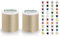 2x Madeira Polyneon 40 | SET | 1000 m Spule | Doppelpack | Stickgarn | Maschinenstickgarn (1682 Ecru (Natur))