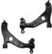 TRQ Querlenker vorne unten mit Kugelgelenk Set kompatibel mit Mazda 6 2013-2016 CX-5 2014-2020
