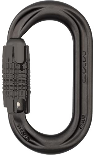 DMM Perfect O Locksafe - Oval-Karabiner matt grey