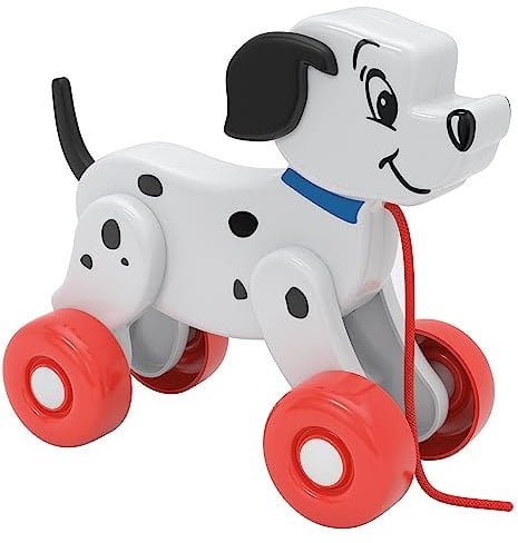 Clementoni Disney Baby Nachzieh-Lucky - Nachziehspielzeug für Babys & Kleinkinder ab 10 Monaten - Nachziehtier Spielzeug mit Schnur 17816