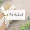 Eid Mubarak Line Rubber Stamp (Medium 7 x 2cm)