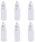 LuenHego 6PCS 15ml Squeeze Bottles Small Plastic Squeezable Dropper Bottles with Lids and White Caps, Empty Dispensing Bottles for Liquid Essential Oil Paint