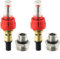 Donkivvy 1/2/5/10/20 Stück - durchflußmengenmesser für fussbodenheizung heizkreisverteiler durchflussmesser flowmeter topmeter DN25 - durchflussanzeiger fußbodenheizung(2 Stück)