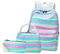 GALPADA 1 Satz 3 STK Regenbogen-Schultasche Schulrucksack Für Kinder Regenbogen Kinderrucksack Cartoon-schultaschen Schulrucksäcke Für Mädchen Segeltuchtaschen Für Kinder Studententasche