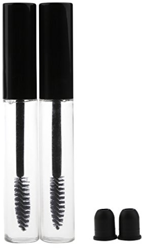 2 Stück 10 ml leere Wimpern-Wachstumsflasche aus Kunststoff, transparent, Mascara-Flasche