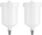 Daijianbin 2X 600Ml Kunststoff Hvlp Malen Tasse Topf Für Sata Sprayer Cup Anschluss Jet Sprühgerät