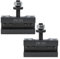 Advokingtap Lot de 2 porte-outils de tournage 250-101 pour tour CNC, capacité de 3/16-1/2, usinage de précision pour coupe lourde