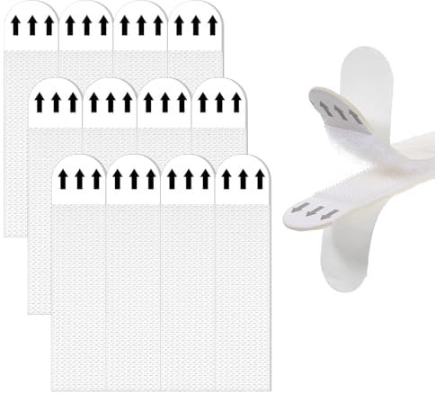 MBAIYO 24 tiras adhesivas para colgar cuadros, tiras resistentes para colgar en la pared, sin daños, kit de ganchos para marcos de paredes, ganchos de cuadros sin clavos