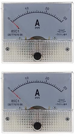 Carlgelrag 2X 85C1 analogico pannello corrente Meter DC 30A AMP amperometro