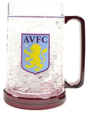 Official Aston Villa fc Home Style Plastic Freezer tankard