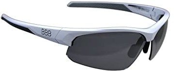 BBB Unisex-Adult BSG-58 Impress Polycarbonat Sportbrillen Mit Wechselgläsern, Matt Weiß, One Size