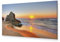 murando - Wandbilder XXL Strand Meer 150x50 cm 1 tlg - Wand Deko Vlies Leinwand Bilder Groß Wanddeko Wohnzimmer Schlafzimmer Kunstdrucke Panoramabild - Natur Landschaft Sonnenuntergang