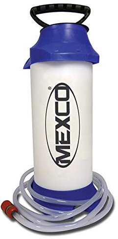 Mexco Heavy Duty 10L Pressurised Dust Suppression Water Bottle - 4 Metre Hose and Quick Connector for Eliminating Dust Build Up When Operating Cut-Off Saws
