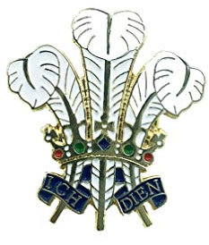 Patch Nation Prince of Wales Fleur De LYS Ich Dean Metall Button Badge Brosche Pins Anstecker