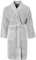 Adore Home 100% Cotton Terry Towelling Shawl Collar Bathrobe - Small, Silver