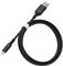 OtterBox verstärktes USB-A auf Lightning Kabel, Mfi Zertifiziert, Ladekabel für iPhone und iPad, Ultra-Robust und getestet auf Biegsamkeit und Flexibilität, 1M, Schwarz
