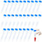 Tube à Centrifuger, 60 Pcs Tubes à Centrifuger en Plastique pour les Conteneurs de Stockage d'échantillons de Laboratoire, Tubes à Essai Plastique Est Fait de Plastique et a une Échelle Claire(10ml)