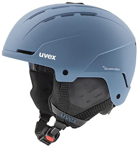 uvex Stance - robuster Skihelm für Damen und Herren - individuelle Größenanpassung - optimierte Belüftung - Stone Blue matt - 58-62 cm