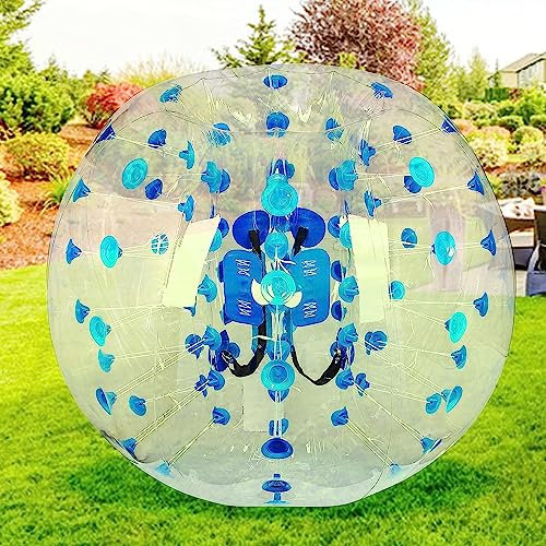 Qdreclod Aufblasbare Bubble Ball Kinder Bounce Body Bumpers Aufblasbar Bumper Bubble Bälle für Erwachsene Kind (1.5 M)
