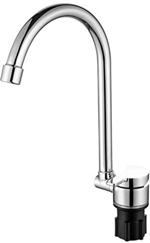 liovitor Kupfer Wasserhahn High-End Falten Wasserhahn Wasserhahn Kalt Warmwasser Wasserhahn für Marine Boot Yacht 1006
