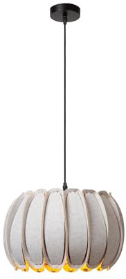 LUCIDE SPENCER - Pendelleuchten - Ø 30 cm - 1xE27 - Grau