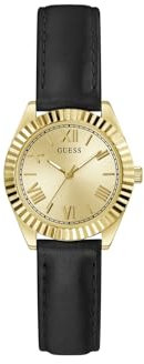 GUESS Damen Analog Quarz Uhr mit Leder Armband GW0761L1