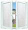 Window Film Privacy Patterned 100 x 330 cm, Light Blocking, Daytime Privacy Decorative, Removable Reusable, Total Blackout Window Film, for Window, White frosted