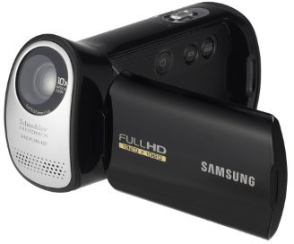 Samsung T10 Full HD Camcorder - Black (2.7inch LCD, HDMI Output, 4.7MP Photo)