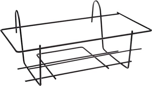 Fiorirera ciary, Acciaio laccato 60cm Nero