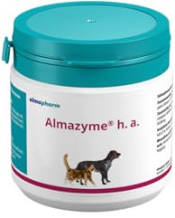 almapharm Almazyme h.a. | 100 g | Ergänzungsfuttermittel für Katzen und kleine Hunde | Vitalstoffe für einen unterstützenden Nahrungsaufschluss bei Nahrungsunverträglichkeit