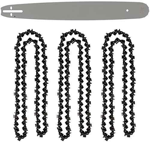 Barra Guida 20 Pollici (50 cm) e Set di 3 Catene con 76 Maglie per Motosega