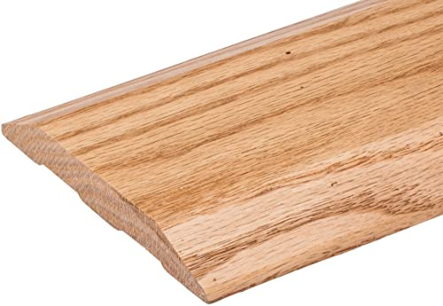 Randall 36 Long Solid Red Oak Threshold – 5 Wide x 5/8 High – Prefinished Wood Saddle with Predrilled Holes – Durable Interior Door Transition Strip – Made in USA Part 3 FT WL-78