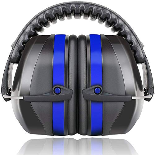Fnova 34dB Highest NRR Cuffie professionali di sicurezza e antirumore, colore Blu