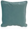 H.O.C.K. Nobile Samt Kissen inkl. Füllung Kuschelkissen Sofakissen Couchkissen (Aquamarine 021, 60 x 60 cm)