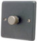 G&H CP511 Standard Plate Pewter 1 Gang 1 or 2 Way V-Pro LED Dimmer Switch