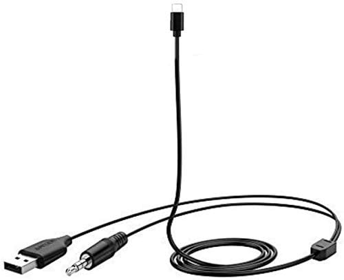 3.5mm Audio Stereo USB Aux-in Power Car Adapter AUX Cable Fit BMW X1 X3 X5 1 3 5 7 Series Mini for IPX X 8 7 7 Plus 6 6S Plus i-Pod & i-Pad