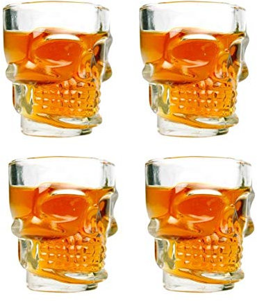 Weinregal 1000ml Whiskey Dekanter Antiker Schiff Whiskey Spender Für Likör Bourbon Wodka Globus Dekanter Mit Fertig Holzständer 449 (Farbe: 4PCS CUP)