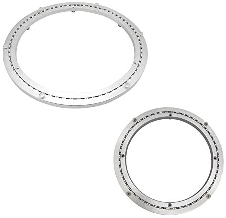 KDLKCT6 Kugellager Drehgelenk Platte,Lazy Susan Tischplatte Dreh Drehteller,360 Grad Runder Drehscheibe Drehkranz,Keine Notwendigkeit Zu Installieren, Aus Aluminiumleigierung,Kugellager