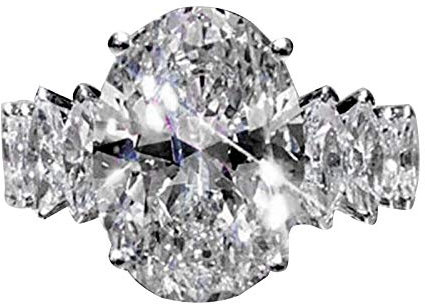 ROMIDA Ring Damen Funkelnder Zirkonia Ring Diamant Ringe Eternity Ring Damen Vorsteckring Silber Schmal Ewigkeitsringe Zirkonia Oval Milgrain Verlobungsringe Eheringe Trauringe
