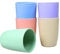 Greentainer Tasse 5er Set Kunststoff Becher,380ml Bruchfeste Wiederverwendbare Trinkbecher aus Gesundes PP, Cup für Kinder und Erwachsene,für heiße & kalte Getränke,Mikrowellen-und spülmaschinenfest