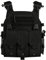 Taktische Plattenträger, Leichter Taktische Plate Carrier mit MK3 Magazintasche aus 1000D Nylon Cummerbund mit Schnellverschluss MOLLE Kompatibler Plattenträger für Paintball Airsoft Schwarz