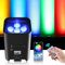 ZonQoonz 108W Akku LED Par Scheinwerfer, 8800 mAh Wiederaufladbar RGBWA+UV Bühnenlicht Strahler Uplight mit Fernbedienung/DMX/APP (iOS und Android) für DJ Party Bar Weihnachten Hochzeit