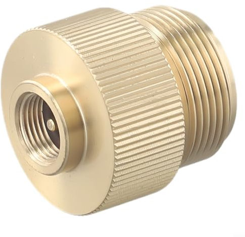 Campingkocher Adapter, Aluminiumlegierung Campingkocher Gastank Umwandlung Adapter Ventil 2.5 cm-20 UNF auf 7/40.6 cm-28UNF für MAPP Gastank