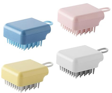 COLLBATH Kopfhautmassagekamm Aus Silikon Shampoo-bürste Für Haar Und Kopfhautpflege Zur Stimulation Und Reinigung Geeignet Für Verschiedene Haartypen