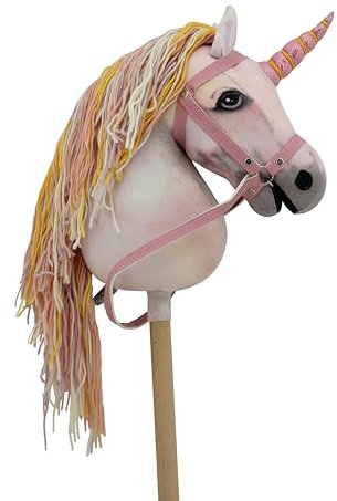 Haasenstrauch Sweety Toys 14514 Hobbyhorse Steckenpferd Einhorn ohne Rollen geeignet für Hobbyhorsing Turniere
