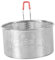 NULYLU Praktischer Holzkohlebrennerkorb Für Camping Tragbar Und Robust Ideal Für Outdoor Grillen Und Picknicks Einfache Handhabung