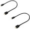 Lot de 2 câbles de transfert de données USB Type C vers USB 3.0 Micro-B SuperSpeed Sync Compatible avec disque dur externe WD Seagate Toshiba SSD Lenovo Dell Laptop Mac Macbook iPad Pro Samsung Pixel