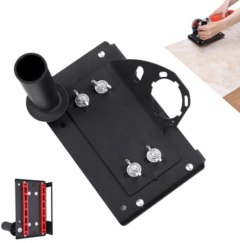 Tile Cutter Guide - Precision Angle Grinder Holder, Accurate Angled Cutting Jig, Professional Grinder Stand Tool | Porcelain Ceramic Stone Brick Slate Mitre Bevel High Precision Cutting